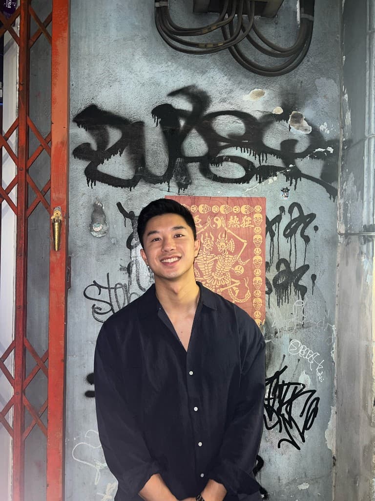 Wesley Ng in urban setting